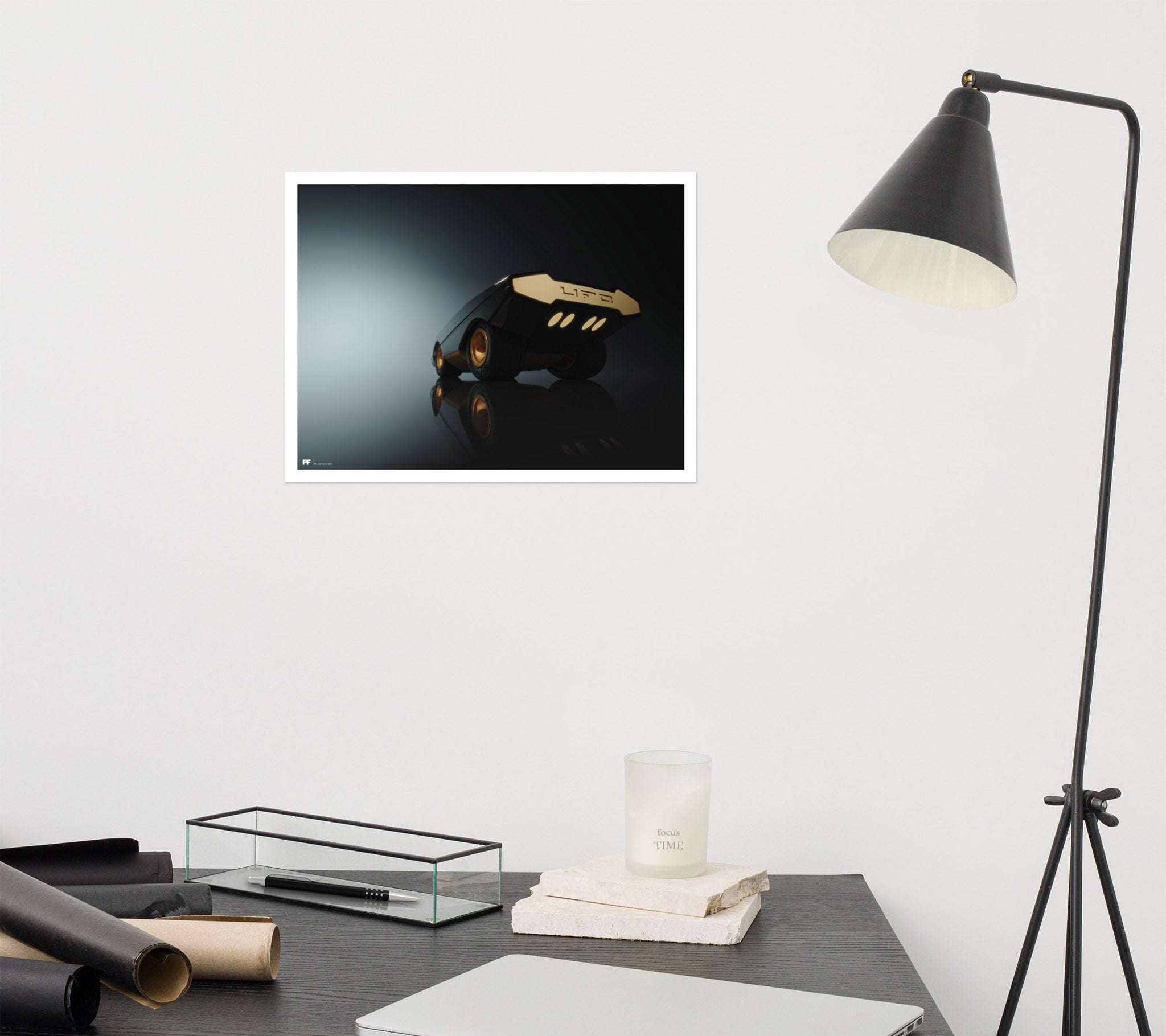 UFO Cannone - Out of the Darkness Print