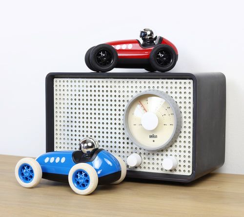 PL VL402 Loretino Marino - Red and Black Car – Playforever Official UK Shop